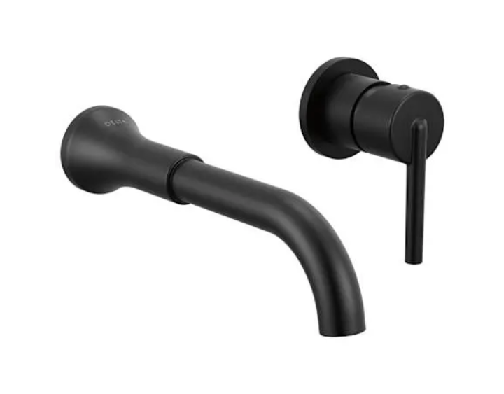 Delta T3559LF-BLWL #78 Trinsic 1.2 GPM Wall Mounted Bathroom Faucet - Less Drain
