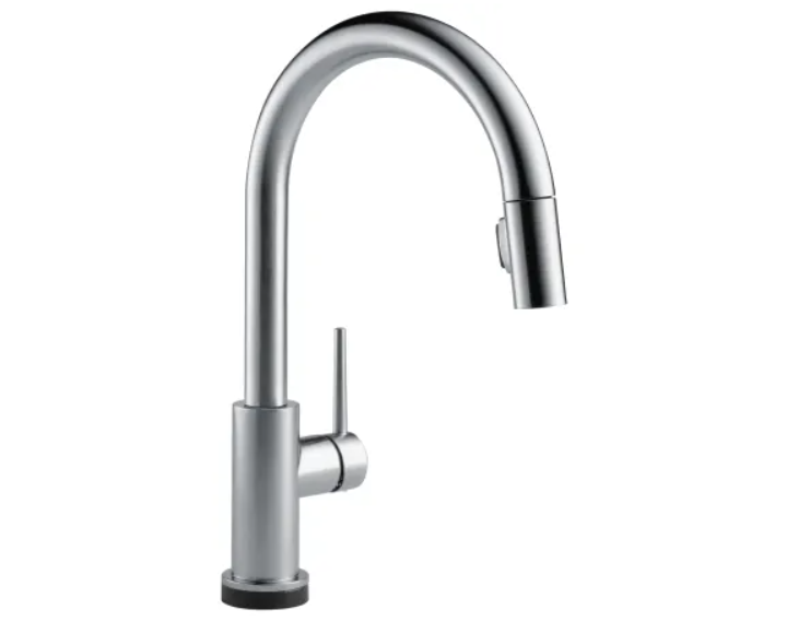 Delta 9159TV-AR-DST Trinsic VoiceIQ Voice Activated Pull Down Kitchen Faucet with On - Off Touch Activation and Magnetic Docking Spray Head