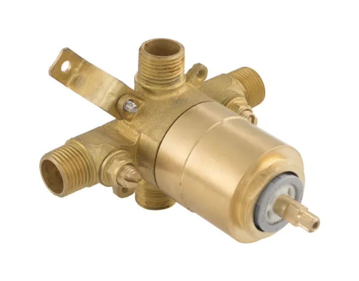PROFLO PF4001 4001 Series Pressure Balanced Tub and Shower Faucet Valve with Stops 1-2" MIP and SWT
