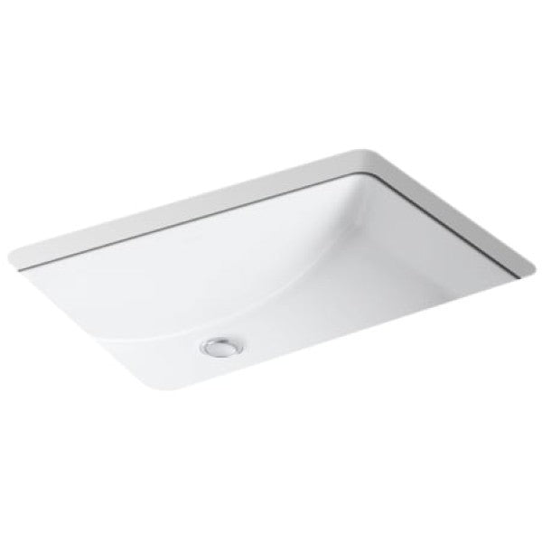 Kohler K-2215-0 Ladena 22-7-8" Undermount Bathroom Sink with Overflow