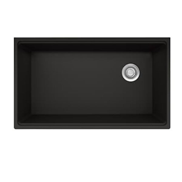 Franke MAG11031OW-ONY Maris 33" Undermount Single Basin Granite Kitchen Sink with Offset Rear Drain
