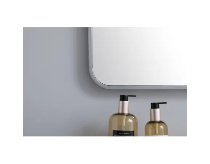 Elegant Lighting MR803640S Evermore 36" W x 40" H Rectangular Framed Bathroom Wall Mirror