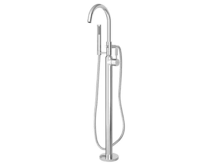 American Standard 2764951.002 Colony Pro Floor Mounted Tub Filler with Built-In Diverter - Includes Hand Shower