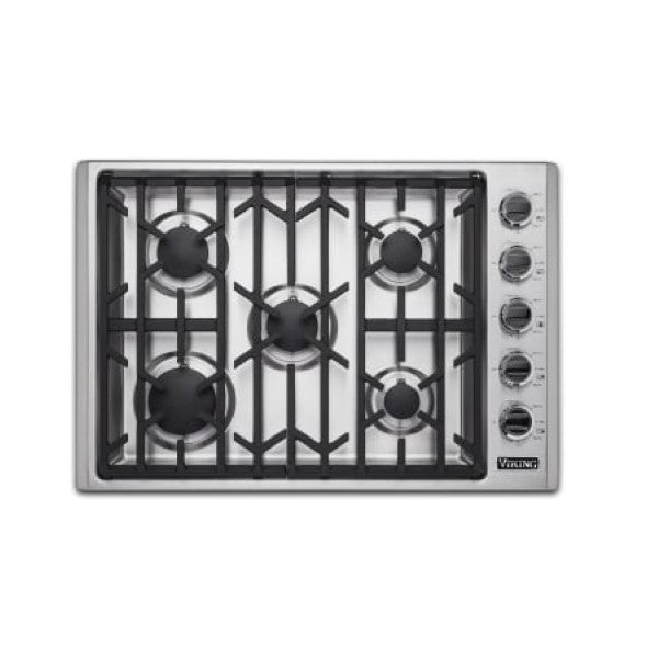 Viking VGSU53015BSSLP Professional 5 Series 30" Built-In Gas Cooktop PROPANE