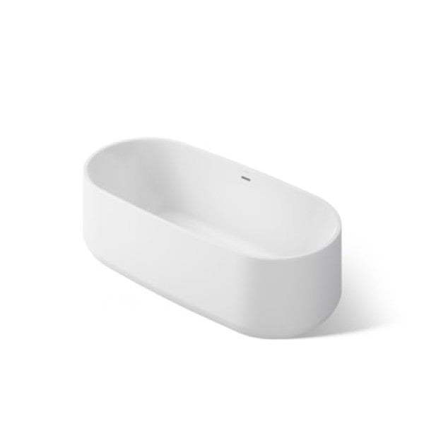 Kohler K-25985-0 Ceric 65" Free Standing Acrylic Soaking Tub with Center Drain