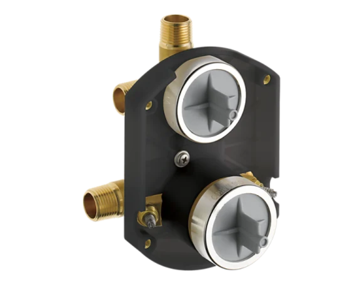 Delta R22000-WS #52 Multichoice Shower Only Universal Rough In with Three Port D