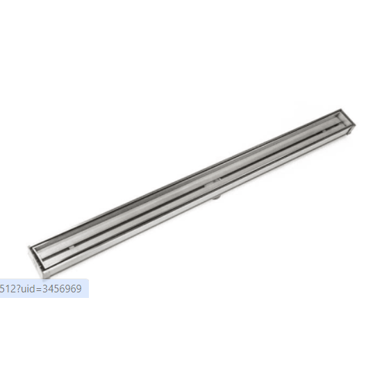 Infinity Drain STIF 6560 SS S-TIF 60" Drain Kit with Tile Insert Frame, Chann