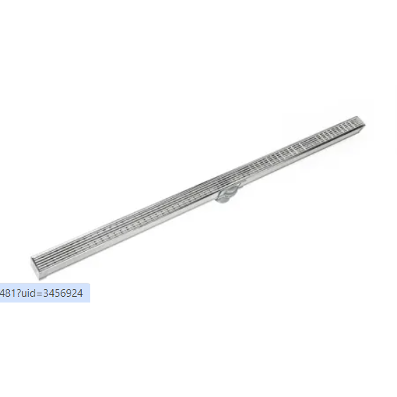 Infinity Drain SAG 3860 PS 60" S-AG 38 Linear Drain Complete Kit with 1 1/2"