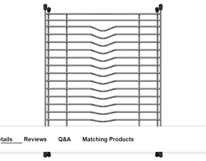 Blanco 236431 Stainless Steel Floating Dish Rack for all Diamond Super Single and 60-40 Sinks