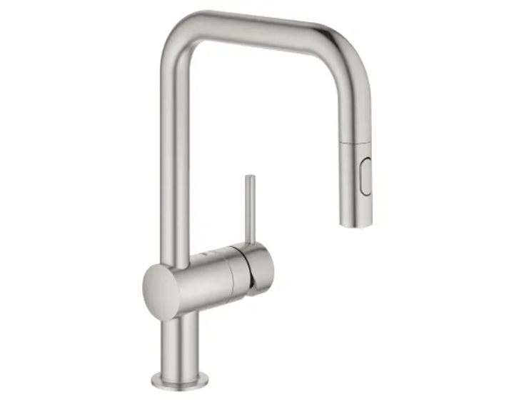 Grohe 32319DC3 Minta 1.75 GPM Single Hole Pull Down Kitchen Faucet