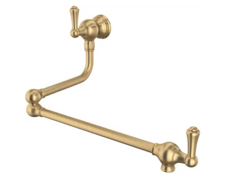 Perrin and Rowe U.4799LS-SEG-2 Edwardian 1.8 GPM Wall Mounted Single Hole Pot Filler