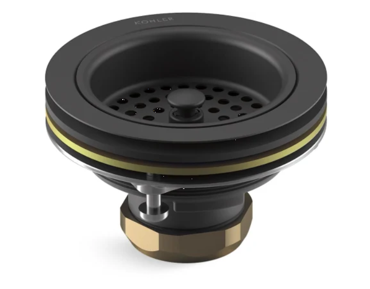 Kohler K-8799-BL Duostrainer Basket Strainer and Sink Drain