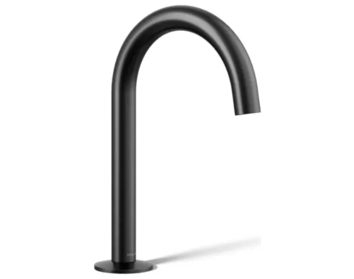 Kohler K-77967-BL Components 1.2 GPM Single Hole Bathroom Faucet with Pop-Up Drain Assembly - Less Handles