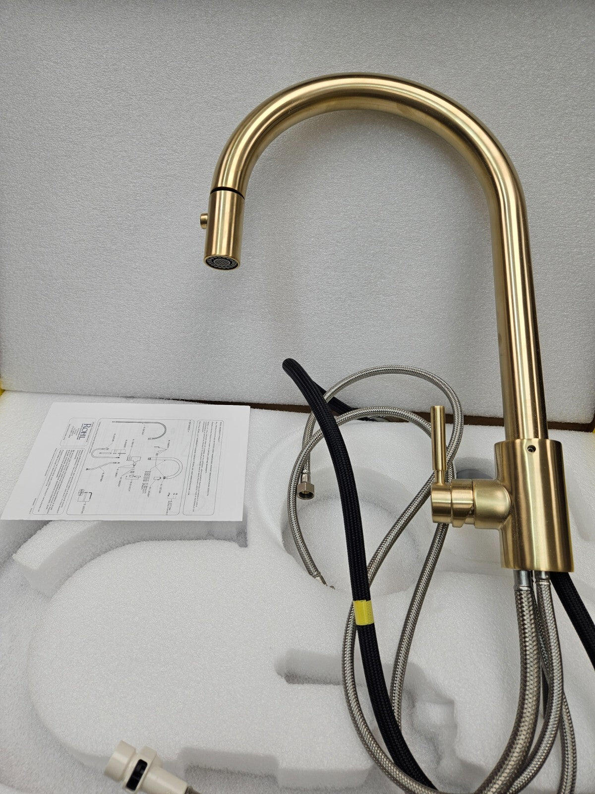 Perrin and Rowe U.4044SEG-2 Single Hole Pull Down Kitchen Faucet