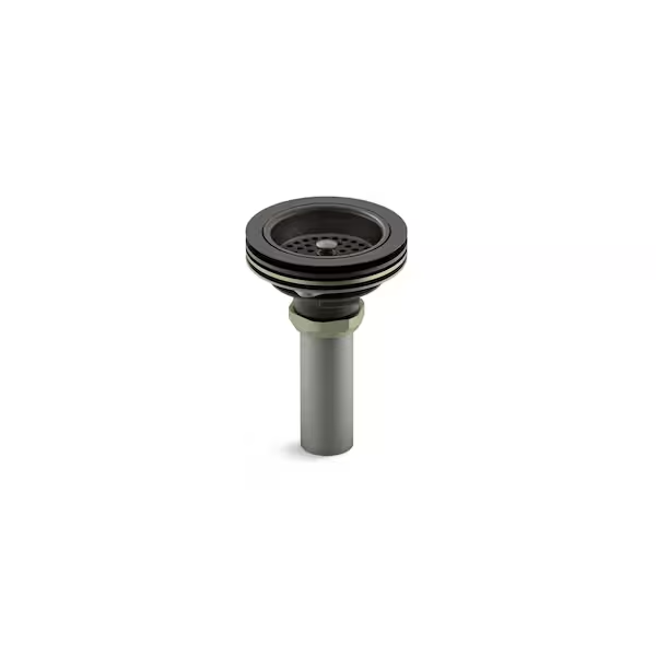 READ KOHLER 8801-2Bz * for Sink Drain & Strainer With, Oil Rubbed Bronze