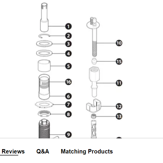 Moen 175709 Lavatory Faucet Extension Kit
