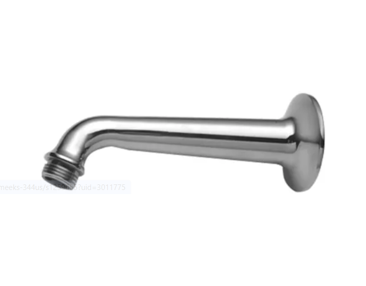 California Faucets SH-01.6-PC 6" One Piece Shower Arm and Flange with 1-2" Threaded Connection
