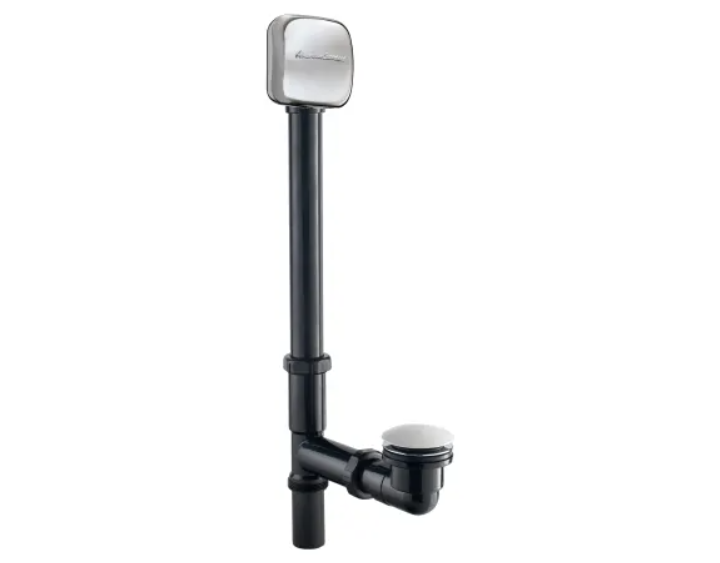 American Standard 1640305.020 Deep Soak Toe-Tap Tub Drain Assembly with Overflow