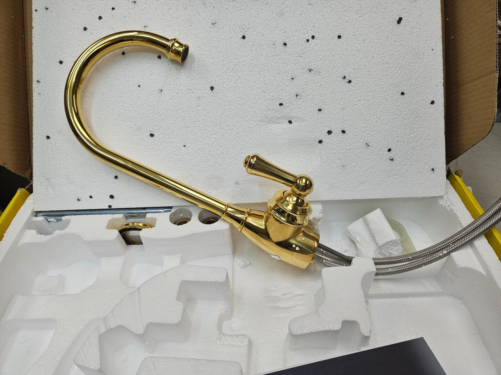 Perrin and Rowe U.4700ULB-2 Single Hole Bar Faucet UNLACQUERED BRASS
