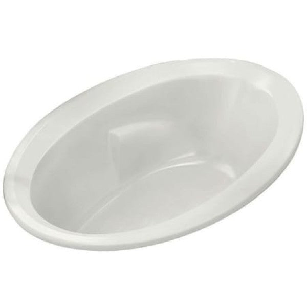 Maax 100021-000-001 Twilight 60" Drop In Acrylic Soaking Tub with Reversible Installation - Less Drain