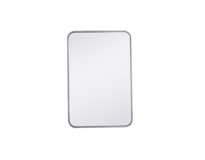Elegant Lighting MR802030S #C84 Evermore 20" W x 30" H Contemporary Rectangu