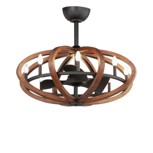 Maxim 61004APAR Bodega Bay 22 3 Blade LED Indoor Ceiling Fan with Remote Con