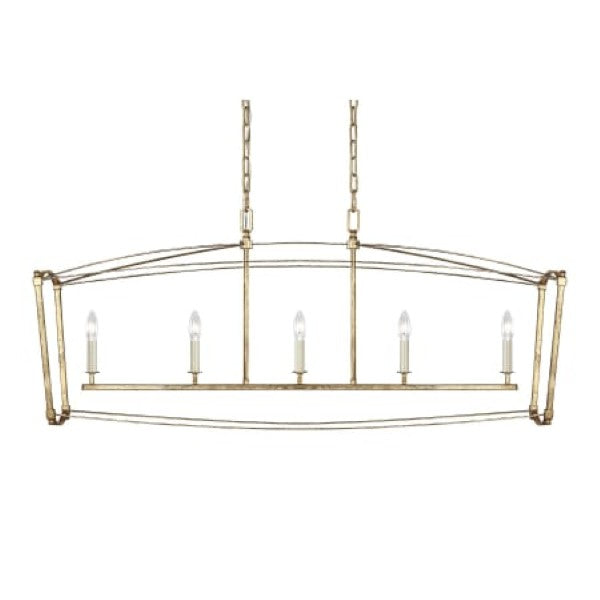 Visual Comfort F3326-5ADB Thayer 5 Light 49 Wide Taper Candle Style Chandeli