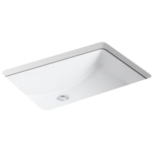 Kohler K-2215-0 Ladena 22-7-8" Undermount Bathroom Sink with Overflow