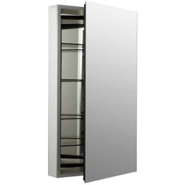 Kohler K-2936-PG-SAA Catalan 24-1-8" x 36-1-8" Single Door Medicine Cabinet with 107 Degree Hinge and Triple Mirror Design