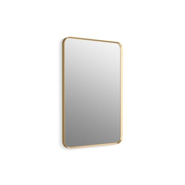 Kohler K-31364-BGL Essential 24" W x 36" H Transitional Rectangular Metal Framed Bathroom Wall Mirror