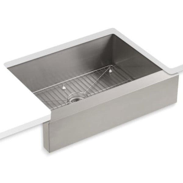 Kohler K-3936-NA Vault 30 Single Basin Under-Mount 18-Gauge Stainless Stee
