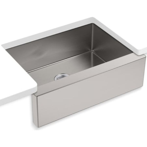 Kohler K-5417-NA 29-1-2" Single Basin Undermount 16-Gauge Self Trimming Sink with SilentShield