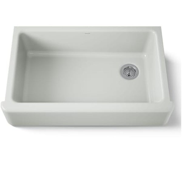 Kohler K-6489-FF Whitehaven 35-11-16 Self-Trimming Farmhouse Single Basin En