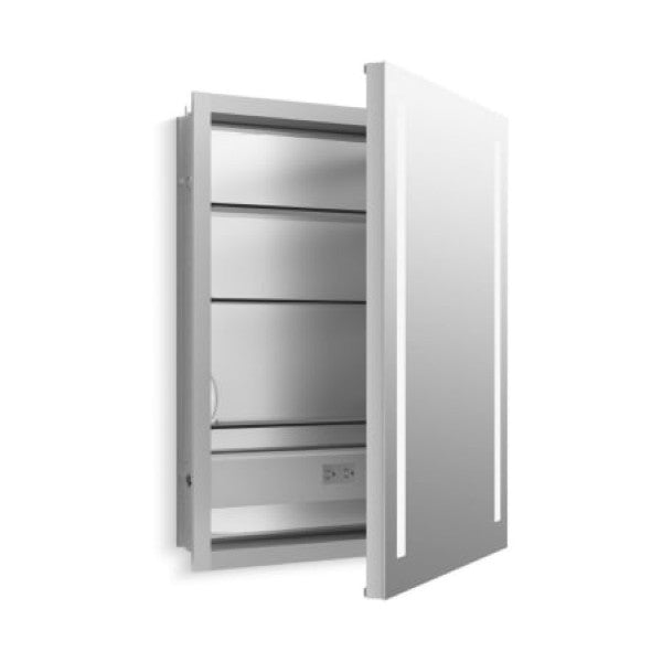 Kohler K-99007-TLC-NA Verdera 24 x 30 Lighted Single Door Medicine Cabinet