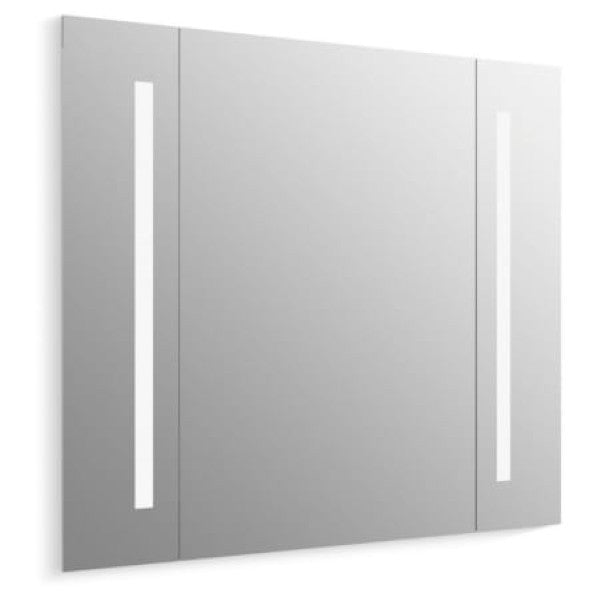 Kohler K-99573-TLC-NA Verdera 40" W x 33" H Modern Rectangular Frameless Bathroom Mirror with LED Lighting