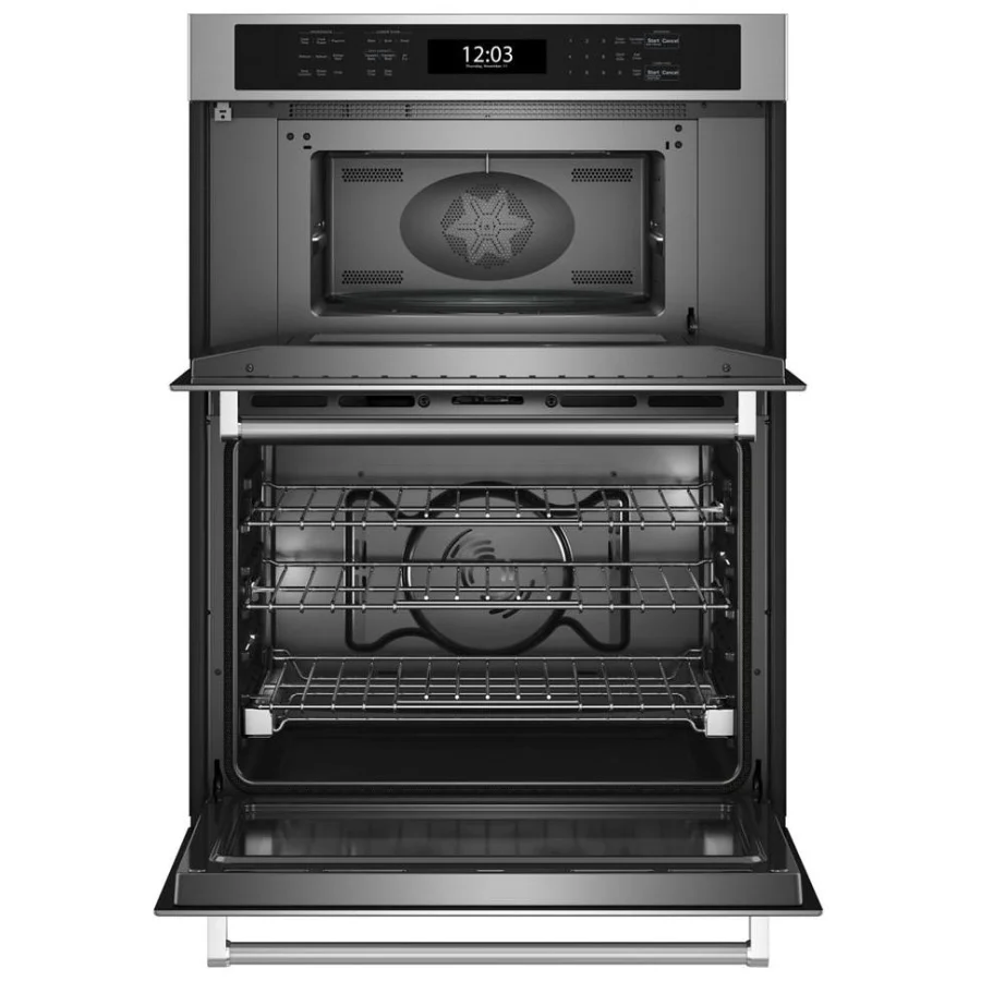 KitchenAid 27" Wide 5.7 Electri Oven and Microwave Combo with Air Fryer WARRANTY