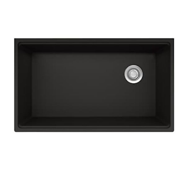 Franke MAG11031OW-ONY Maris 33" Undermount Single Basin Granite Kitchen Sink with Offset Rear Drain
