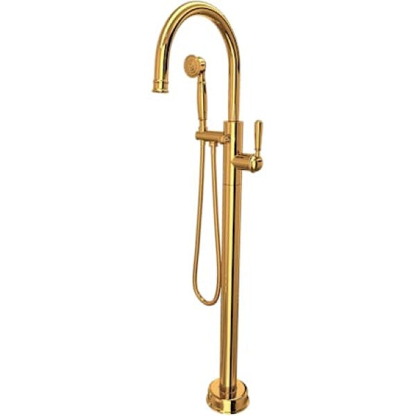 Rohl TTD06HF1LMIB Floor Mounted Tub Filler with Built-In Diverter - Includes