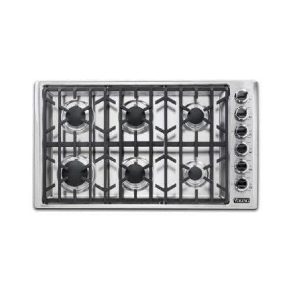 Viking VGSU53616BSSLP Professional 5 Series 36 Inch Wide Built-In Gas Cookto