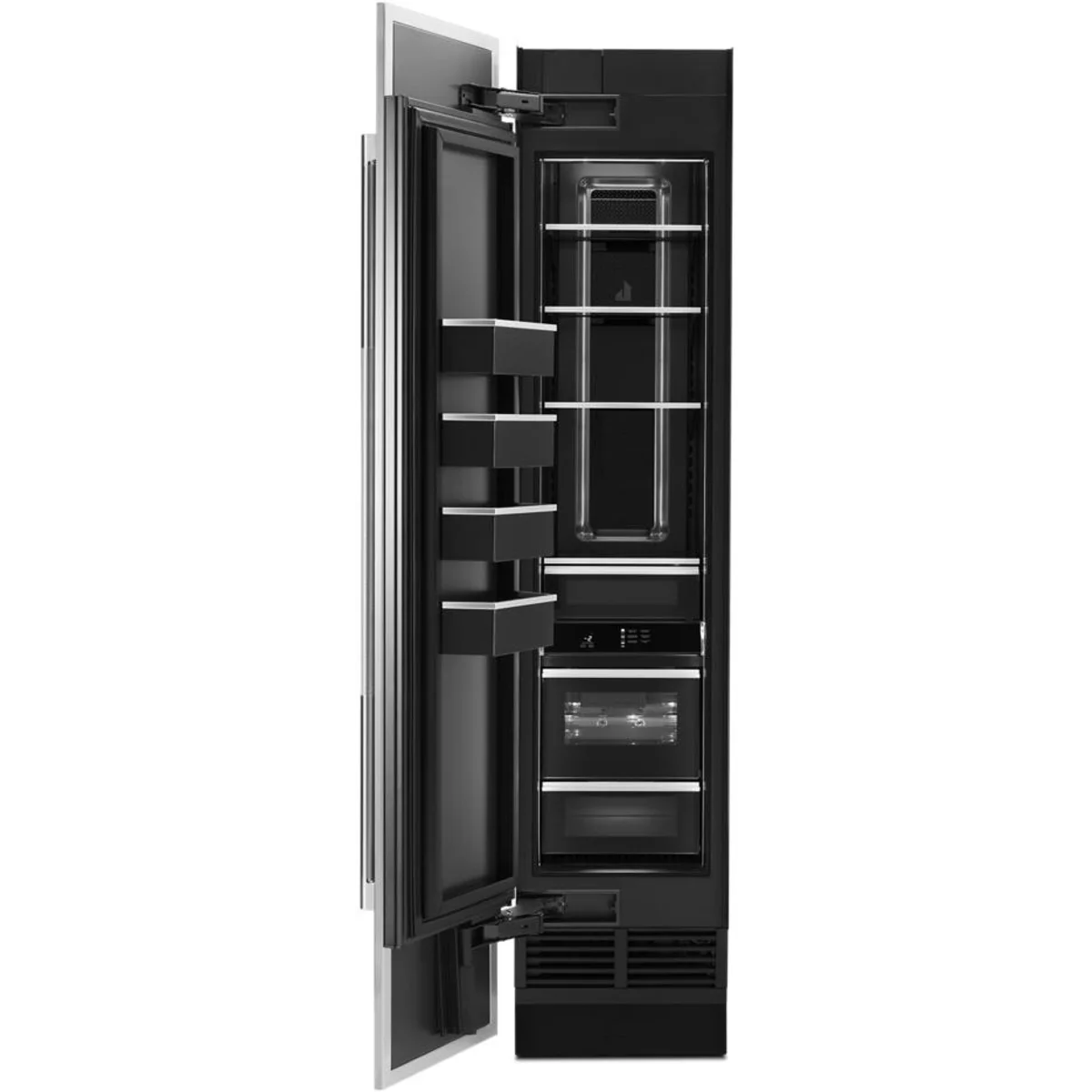 JennAir JBZFL18IGX-JBRFR30IGX 48" Counter Depth Column Refrigerator And Freezer