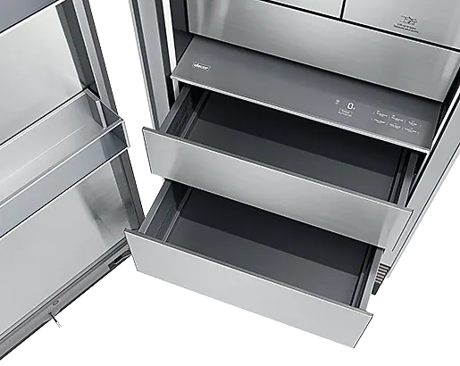 DACOR Column 24" Refrigerator DRR24980RAP & 30"Freezer DRZ30980LAP Panel Ready