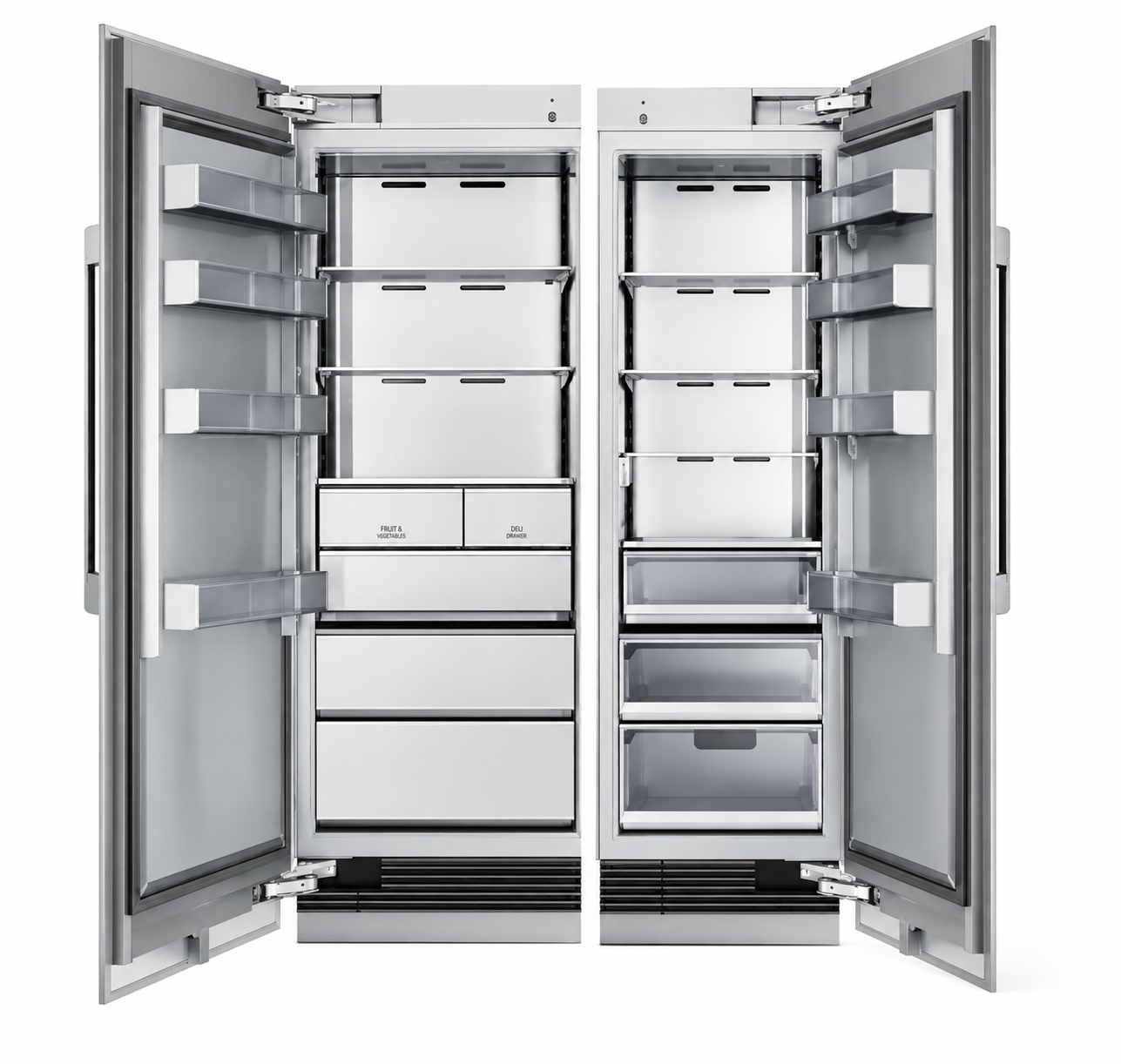 DACOR Column 24" Refrigerator DRR24980RAP & 30"Freezer DRZ30980LAP Panel Ready
