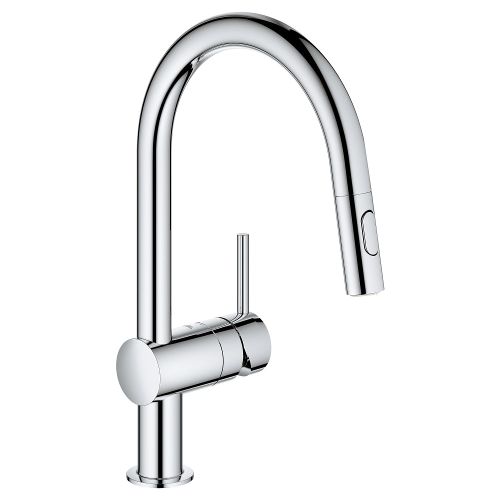 Grohe 31378003 Minta 1.75 GPM Single Hole Pull Down Kitchen Faucet