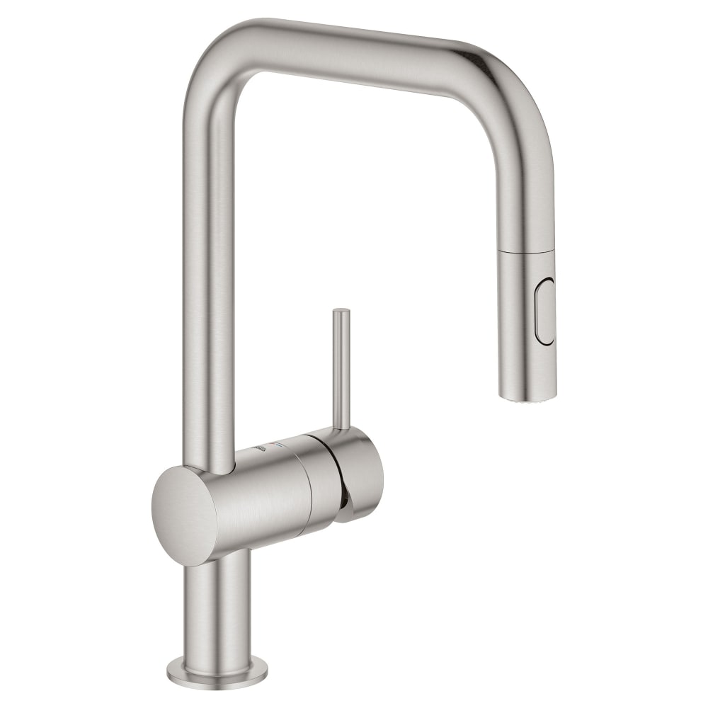 Grohe 32319DC3 Minta 1.75 GPM Single Hole Pull Down Kitchen Faucet