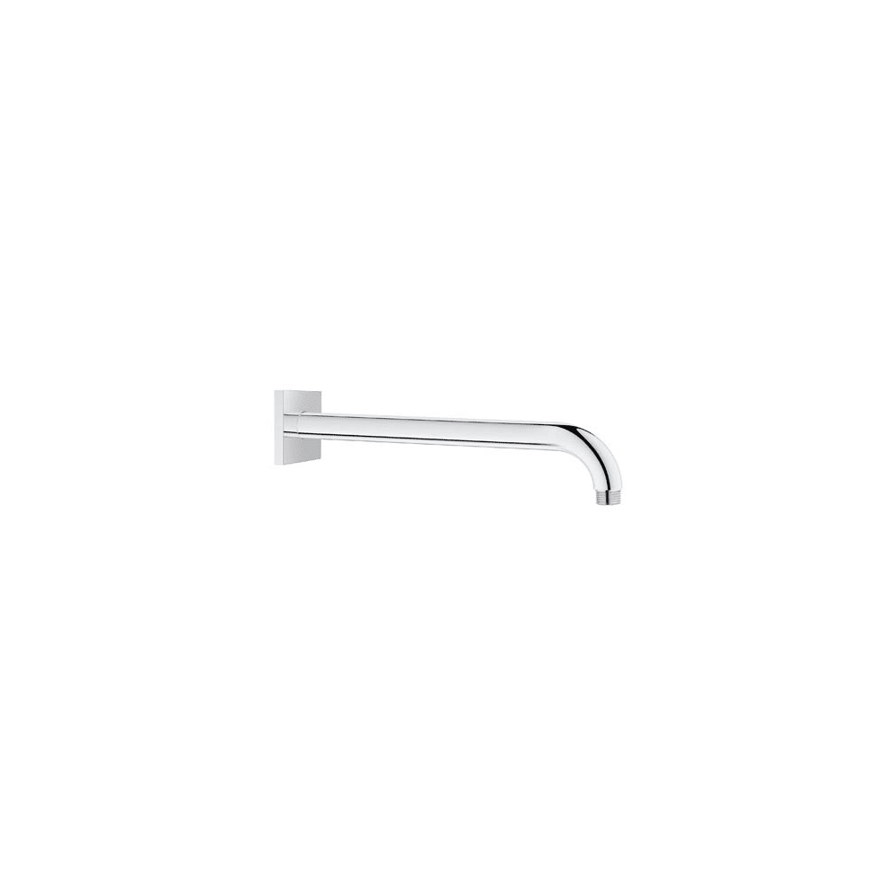 Grohe 27489000 12" Rain Shower Arm with Square Flange and 1-2" Threaded Conncection