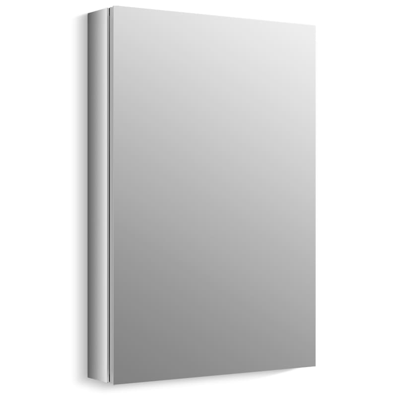Kohler K-99002-NA 20" x 30" Single Door Reversible Hinge Frameless Mirrored Medicine Cabinet from the Verdera Collection