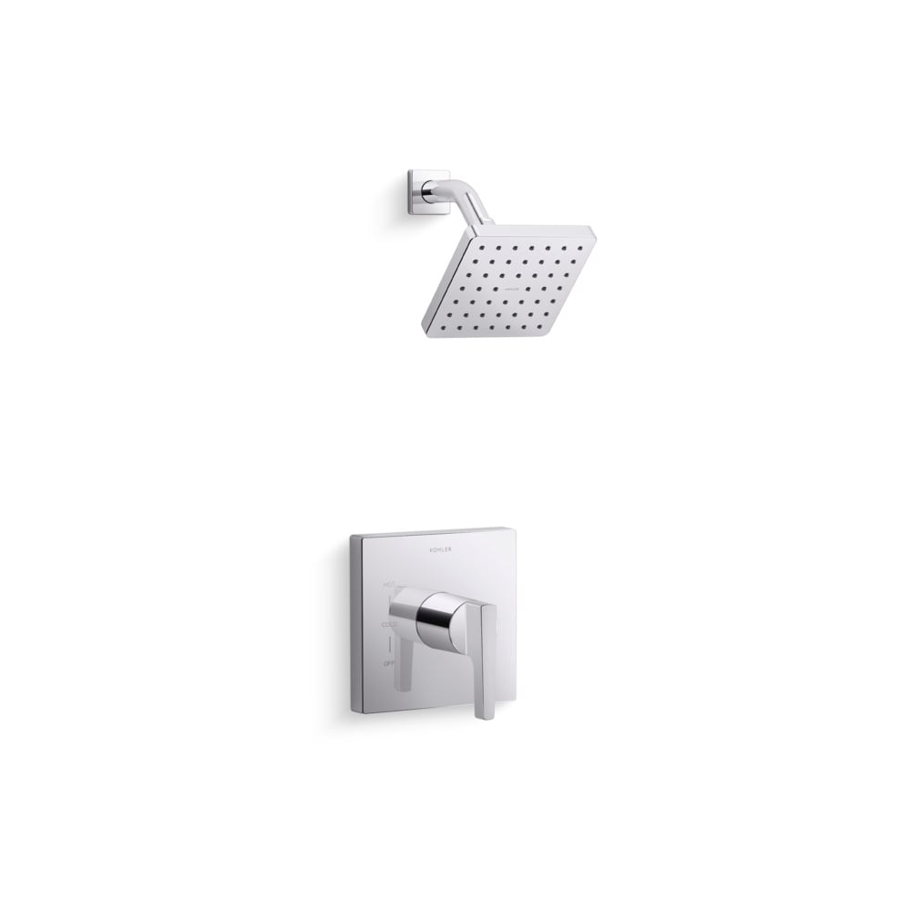 Kohler K-TS99764-4-CP Honesty Shower Only Trim Package with 2.5 GPM Single Function Shower Head and Katalyst Spray Technology