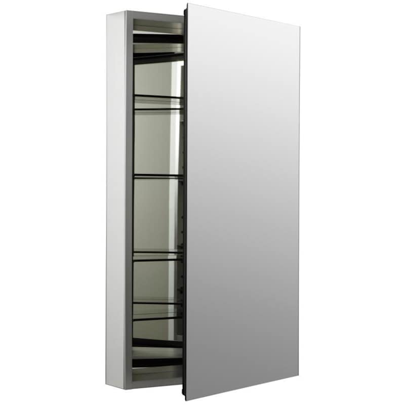 Kohler K-2936-PG-SAA Catalan 24-1-8" x 36-1-8" Single Door Medicine Cabinet with 107 Degree Hinge and Triple Mirror Design