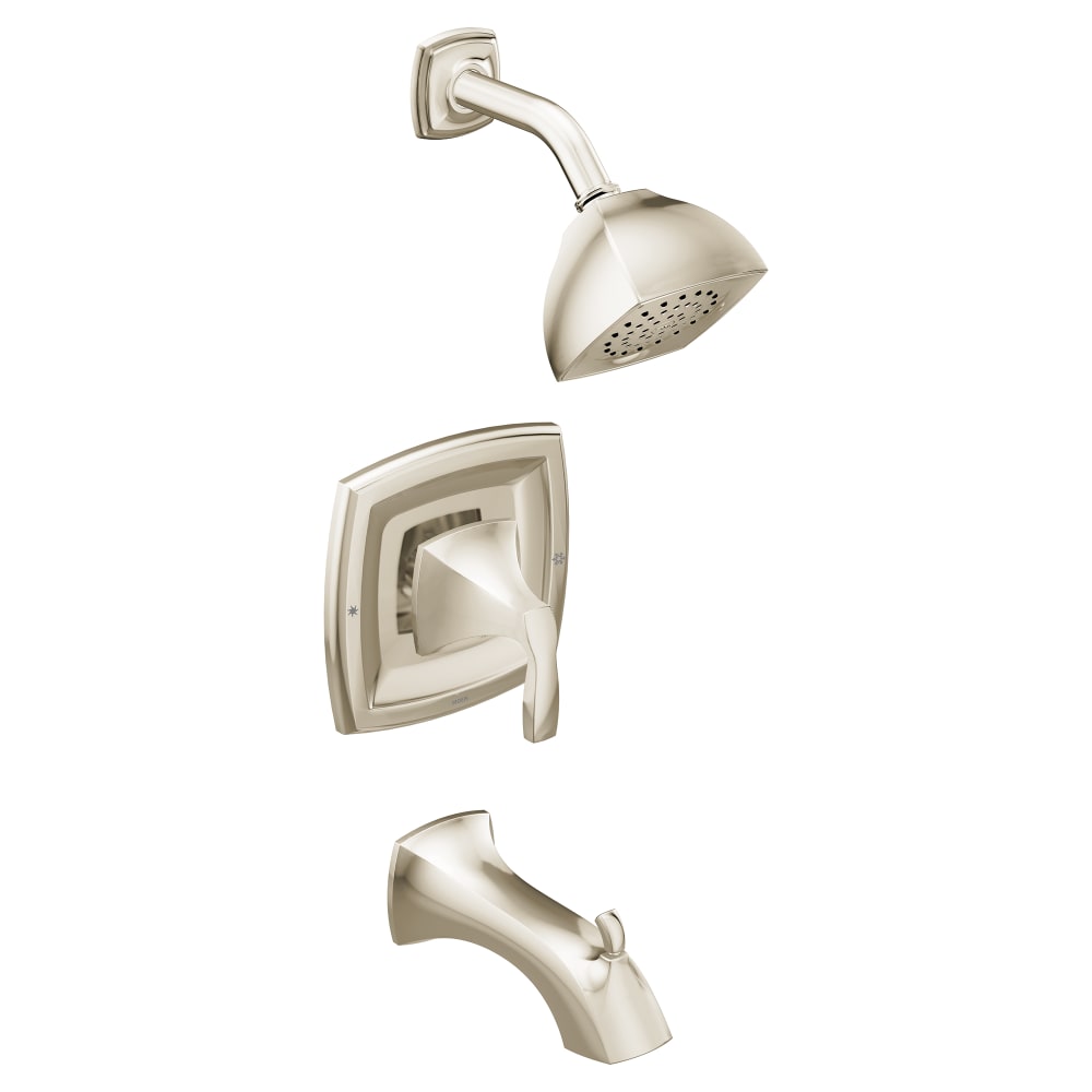 Moen T2693EPNL Voss Posi-Temp Pressure Balanced Tub and Shower Trim with 1.75 GPM Shower Head and Tub Spout - Less Valve