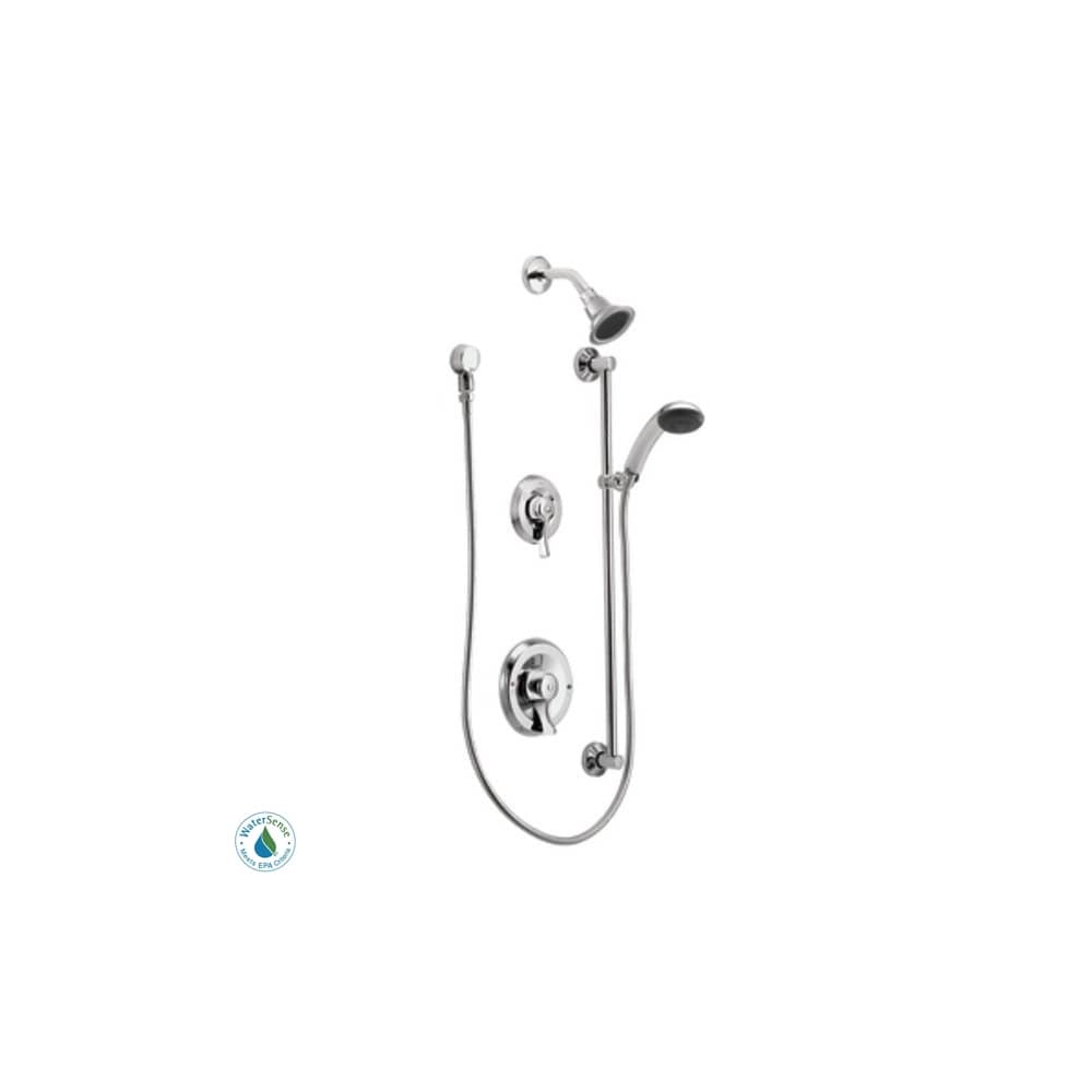 Moen T8342EP15 Shower System Trim Package with 1.5 GPM Single Function Shower Head Less Rough-In Valve from the Commercial Collection